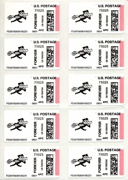 Mr. ZIP APC Forever Postage Stamps – PostalMag